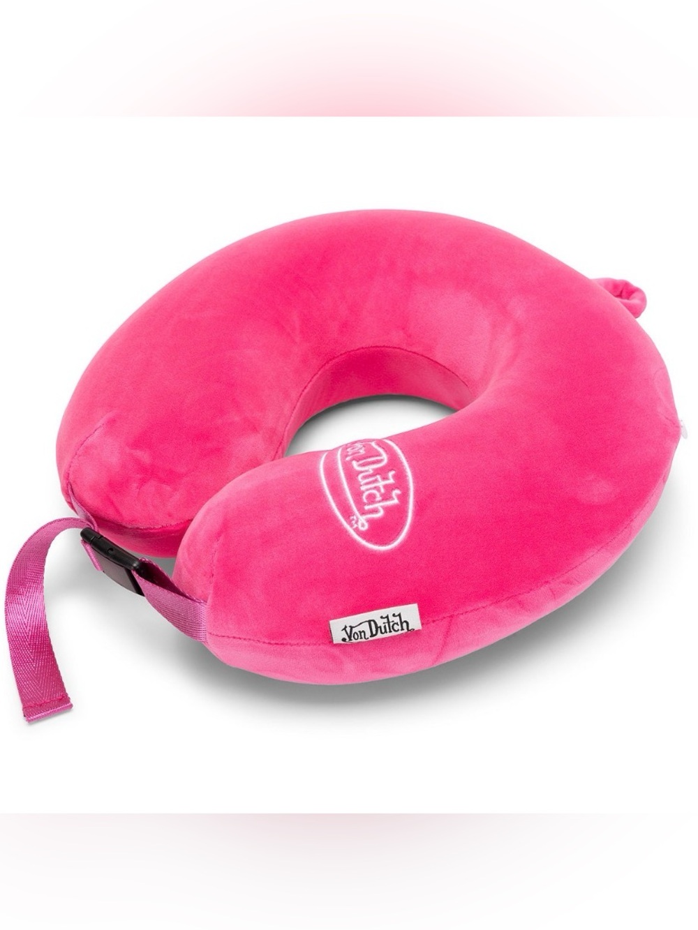 Von Dutch Classic Memory Foam Travel Neck Pillow- Pink OR Black. NWT - Picture 15 of 15